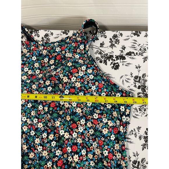 Lands' End Chloride Resistant Floral Scoop Neck Dresskini Women's 22W Coastal - Picture 8 of 10